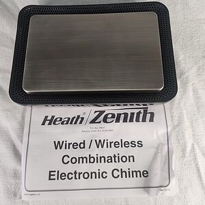 Doorbell Heath Zenith Designer Wired / Battery Wireless 10 Tunes DC-3344 READ